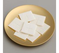 Gluten-Free Altar Bread - White 1'', Bag of 50 | Premium Communion Wafers for Church Services, Eucharist, and Celiacs