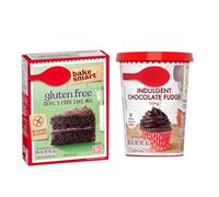 Gluten Free Devil’s Food Cake Mix 425g with Indulgent Chocolate Fudge Icing 400g - Rich Moist Gluten-Free Chocolate Cake & Frosting Bundle - Vegetarian Friendly