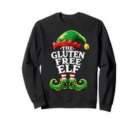 Gluten Free Elf Christmas Matching Family Elf Squad Xmas Sweatshirt