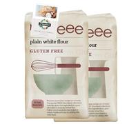 Gluten Free Flour Bundle for Doves Farm Free From Gluten Plain White Flour 1kg 2 Pack + Brightdale Kitchen Booklet