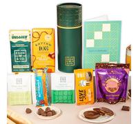 Gluten Free Hamper Gift Box with Truffles & Hot Chocolate Set, Congratulations Gift Hamper For Her by EDEN & CO