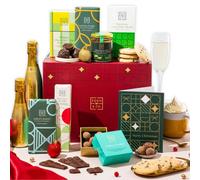 Gluten Free Hamper with Chocolate Truffles & Hot Chocolate Set, Christmas Presents for Her Plus 1 Prosecco by EDEN & CO