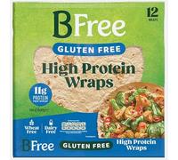 Gluten Free High Protein Wraps, Wheat Free, Dairy Free, Vegan, 11g Protein per Wrap, 504g Pack, 12 Wraps