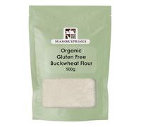 Gluten Free Organic Buckwheat Flour 500g by Manor Springs