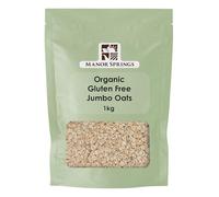 Gluten Free Organic Jumbo Oats 1kg by Manor Springs