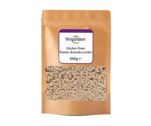 Gluten Free Panko Breadcrumbs 500g - Suitable for Vegetarians, Extra Crispy, Ideal for Schnitzel, Vegetables, Seafood, Chicken, and Meatballs