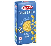 4 X Paste Barilla Gluten Free Ditalini Ribs 400 G (1,6 KG)