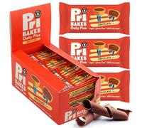 Gluten Free Snacks - Tasty & On-the-Go Oat-Based, Low Calorie, Protein Snacks for Adults - High Fibre, No Sugar, Low Fat Vegan Food with Natural Ingredients - 12-Pack Choco Pies by Pri Bakes