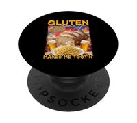 Gluten Free Tshirt - I Can't Eat Gluten PopSockets Adhesive PopGrip