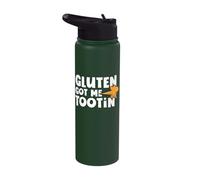 Gluten Got Me Tootin' Stainless Steel Insulated Water Bottle