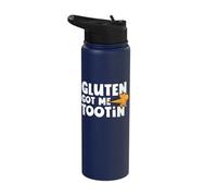 Gluten Got Me Tootin' Stainless Steel Insulated Water Bottle