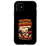 Gluten Intolerance Gluten Is My Nemesis Funny Food Humor Case for iPhone 11