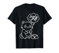 Gluten Intolerance Kawaii Cat Gluten-Sensitive Person Value Graphic T-Shirt