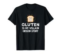 Gluten is My Villain Origin Story - Funny Gluten-Free T-Shirt