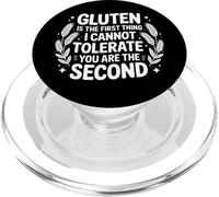 Gluten Is The First Cannot Tolerate Gluten Intolerance PopSockets PopGrip for MagSafe