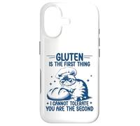 Gluten Is The First Thing I Cannot Tolerate Gluten Free Cat Case for iPhone 17
