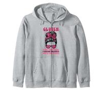 Gluten Is The First Thing I Cannot Tolerate You Are Second Zip Hoodie