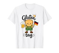 Gluten Tag German Toast Beer Stein Bread Pun T-Shirt