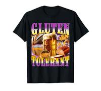 Gluten Tolerant Beer Bread Lover Foodie Funny Meme Graphic T-Shirt
