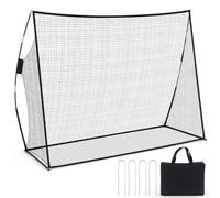 GLUTIA 10×7 FT Golf Net, Golf Hitting Net for Backyard Driving Real Golf Balls Indoor/Outdoor for All Skill Levels