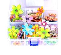Glutinous Edible Rice Paper, 100 Pieces Flower Shape Cake Baking Decoration, Edible Flower for Wedding Party Cupcake Food Decorations, Edible Flower Paper Edible Flowers For Cakes