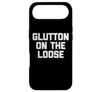 Glutton On The Loose - Funny Saying Sarcastic Novelty Food Case for iPhone Air