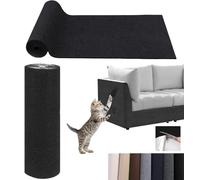 Glvomazty Cat Scratching Mat, Self-Adhesive, 40 x 200 cm, Scratching Mat, Cat Wall, Durable, Cat Friendly, Scratch Protection, Sofa Cat, Scratch Protection, Couch Adhesive Film, for Furniture, Door
