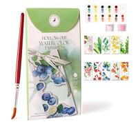 Glvomazty Coloring Book for Adults, Coloring Book for Adults 12 Colors, Magical-Water Book with Brushes, Anti Stress Kit Watercolor Portable, Watercolor Workbook for Beginners