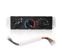 Glvvexa 55037473AB HVAC A/C Heater Control Panel Switch Replacement for Jeep Wrangler TJ 1999 2000 2001 2002 2003 2004 with Blower Motor Switch Replace HS-373, BL101