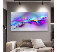 GLWDMB 1 Piece 30x60cm Colorful Abstract Thundering Clouds Canvas Paintings, Wall Art Poster and Prints, Wall Picture for Living Room, Bedroom, Dining Room, Office（without frame）