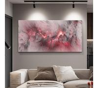 GLWDMB 1 Piece 70x140cm Abstract Thundering Clouds Canvas Painting, Large Wall Art Poster and Prints, Wall Picture for Living Room, Bedroom, Dining Room, Office（without frame）