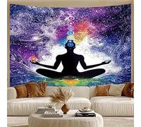 GLWDMH 150x100CM Meditative Cosmic Energy Flow Tapestry, Polyester Wall Hanging, for Bedroom, Office, Dorm, Party Decor, with Installation Package