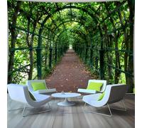GLWDMH 150x130CM Large Size Arched Green Plant Tapestry Wall Hanging, Polyester Tapestries, for Bedroom, Office, Dorm, Party Decor, with Installation Package
