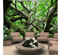 GLWDMH Ancient Big Tree Trunk Aesthetics Tapestry, Polyester Wall Hanging, for Bedroom, Office, Dorm, Party Decor, with Installation Package