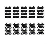 Glwei 20 Sets 3/8-LP Chainsaw Chain Repair Kit with 91 Link and Tie Straps for Oregon Type 72 73 for Carlton AE1 A1L for A2 Black