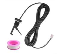 GLX-FLO-RP Pool Flow Switch, Plastic Vane Sensor for Salt Systems, Water Flow Monitor, 0.8 MPa Pressure Resistant, ±1% Accuracy, 24V Rated Voltage(Pink)