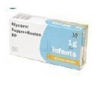 Glycerin (Glycerol) Suppositories Bp 1g Infant's Size