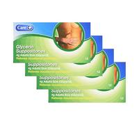 Glycerin Suppositories 4g - Laxative for Constipation Relief, Fast-Acting, Gentle on Stomach, Safe for Adults and Children Over 3, Easy-to-Use, Effective Bowel Movement Solution - 3 Pack