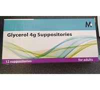 Glycerol Suppositories Adult - 4g, Three Packs of 12s Each