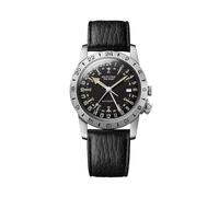 Glycine Airman Vintage The Chief 40 GMT, Black, Strap.