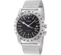 Glycine Men's GL0468 Airman 40mm Automatic Watch in Silver Glycine Silver One Size