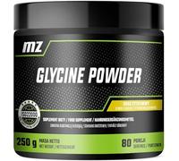 Glycine Powder 250g - 3000 mg Glycine with Vitamin B6-80 Servings - Lemon Flavour - for Nightly Use - Dietary Supplement by MZ