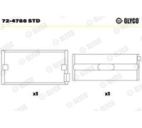 GLYCO 72-4788 STD Crankshaft bearing