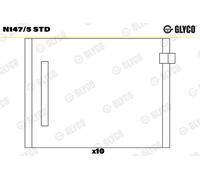 Glyco Camshaft Bushes N147/5 STD