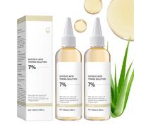 Glycolic Acid 7% Exfoliating Toner,Glycolic Acid Toning Solution,Toner with Glycolic Acid and Aloe Vera 100ml,for Acne Prone Oily and Combination Skin, Exfoliating Hydrating Facial Toner (2pc)