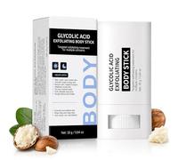 Glycolic Acid Body Exfoliator Stick, Exfoliating Body Scrub, Body Care for Rough Bumpy Skin, Underarms, Arms & Legs, No Rinse Solid Stick with Shea Butter, for Arms, Legs,Strawberry Skin Care