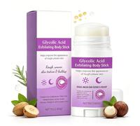 Glycolic Acid Body Stick Exfoliator, 75g AHA BHA Solid Balm for Rough & Bumpy Skin, Dark Spots & Dry Patches. Smooths Strawberry Legs, Elbows & Knees. Mess-Free, Travel-Friendly Targeted Body Care