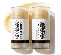 Glycolic Acid Exfoliating Body Stick 2Pc, Kp Bump Eraser Body Scrub, Exfoliating Body Scrub Glycolic Acid Stick - Body Exfoliator For Rough Skin, Cracked Heels, Strawberry Skin Care, Smooth Body Skin