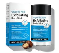 Glycolic Acid Exfoliating Body Stick 7% AHA + 0.5% BHA, Leave-On Body Exfoliator for Rough & Bumpy Skin