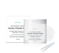 Glycolic Acid Exfoliating Face Pads - 50 Pre-Soaked Exfoliating Pads for Even Skin Tone - Exfoliation with Salicylic Acid & Vitamins C - Anti-Ageing & Pore Refining Skincare for Smoother, Radiant Skin